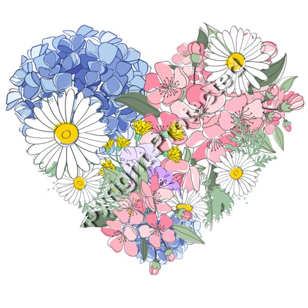 Flower Heart Logo Thumbnail